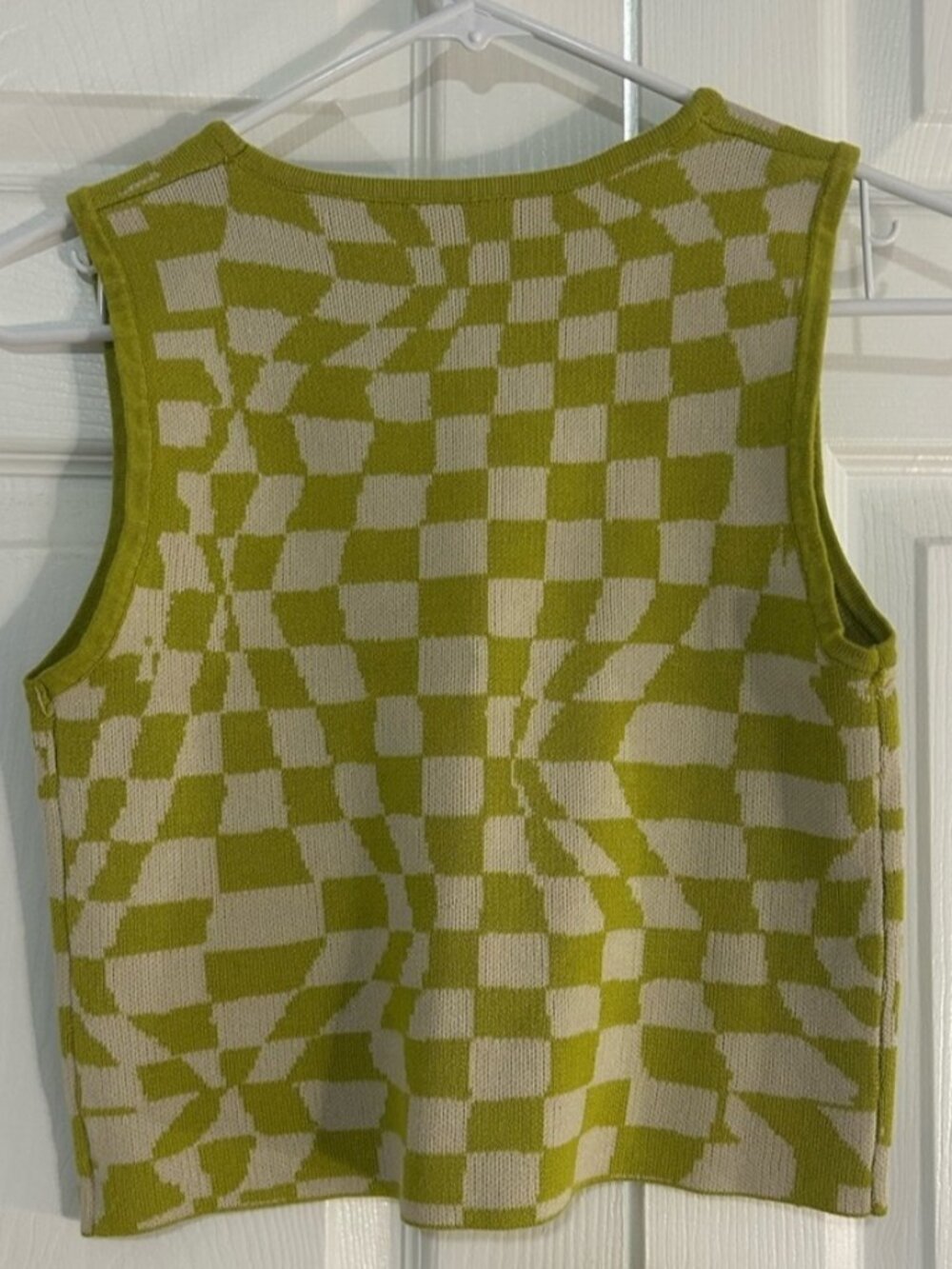 Tank Top - Lime/Beige - Picture 2 of 2